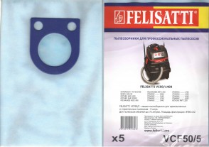 Мешок пылесборник синтетический FELISATTI VCF50/5