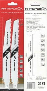 Полотна Интерскол для ножовочной пилы универсальные 228х205х4,0 мм (2шт)